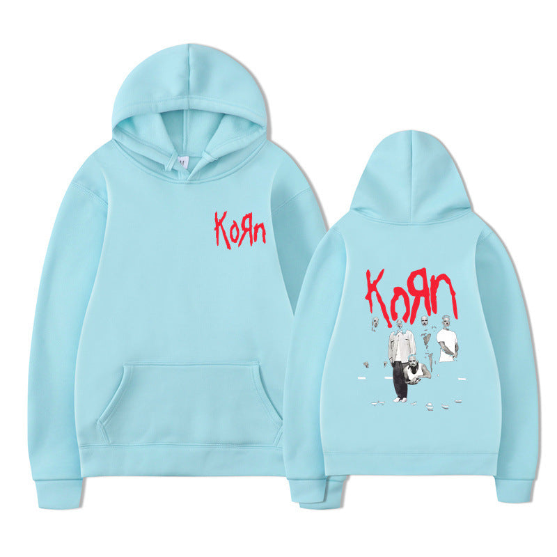 Korn Graphic Hoodie – Oversized Dark Rock Streetwear