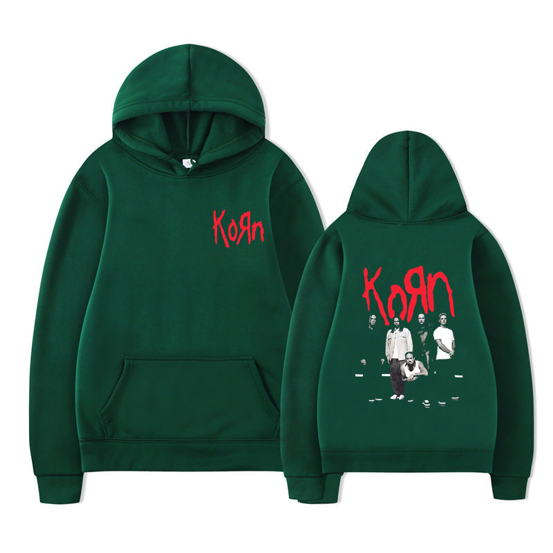 Korn Graphic Hoodie – Oversized Dark Rock Streetwear