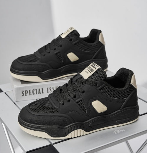 Unisex Low-Top Mesh Skate Sneakers