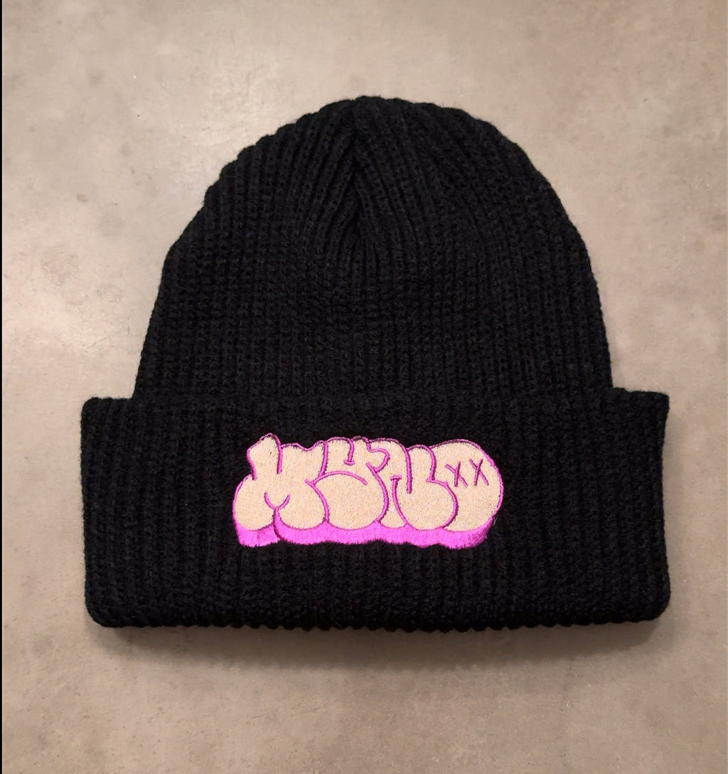 Purple Mynd Bubble Beanie