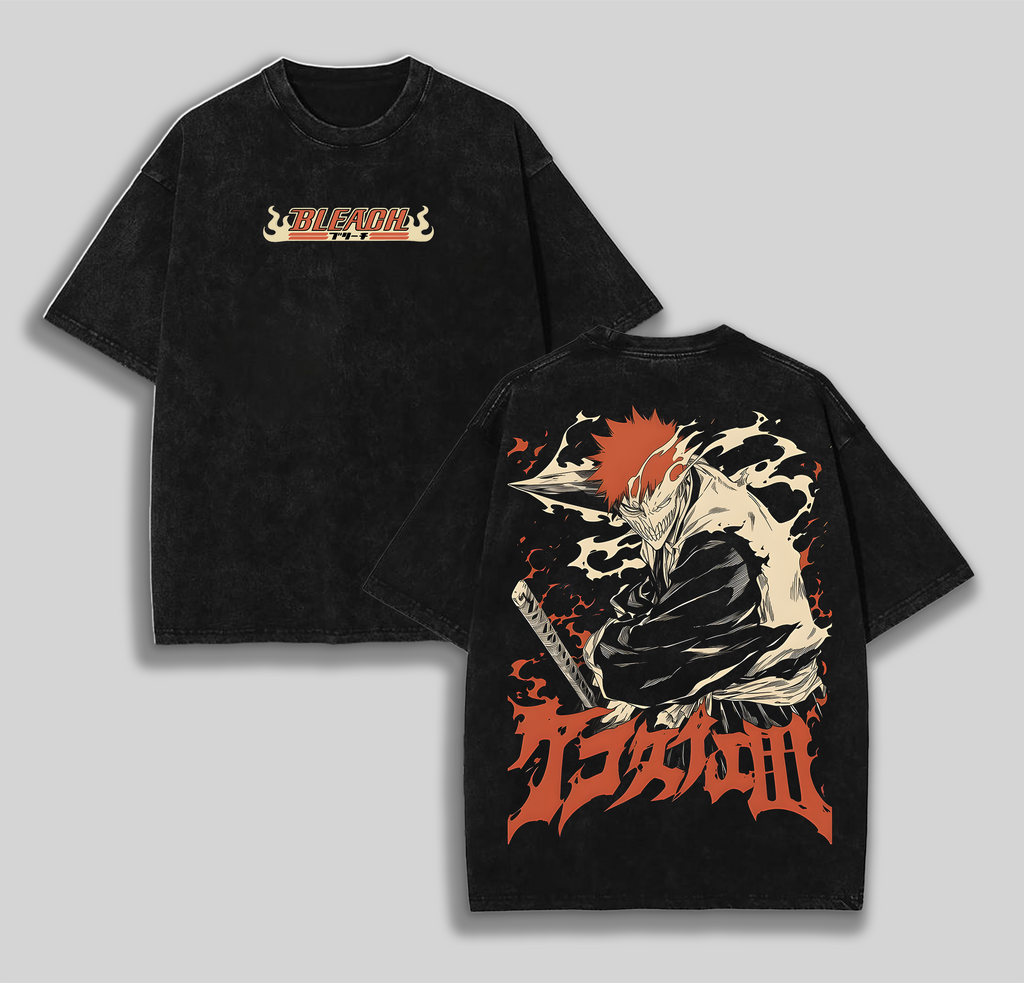Retro Vintage Limited "Ichigo Kurosaki Rage Bankai" Bleach Naruto