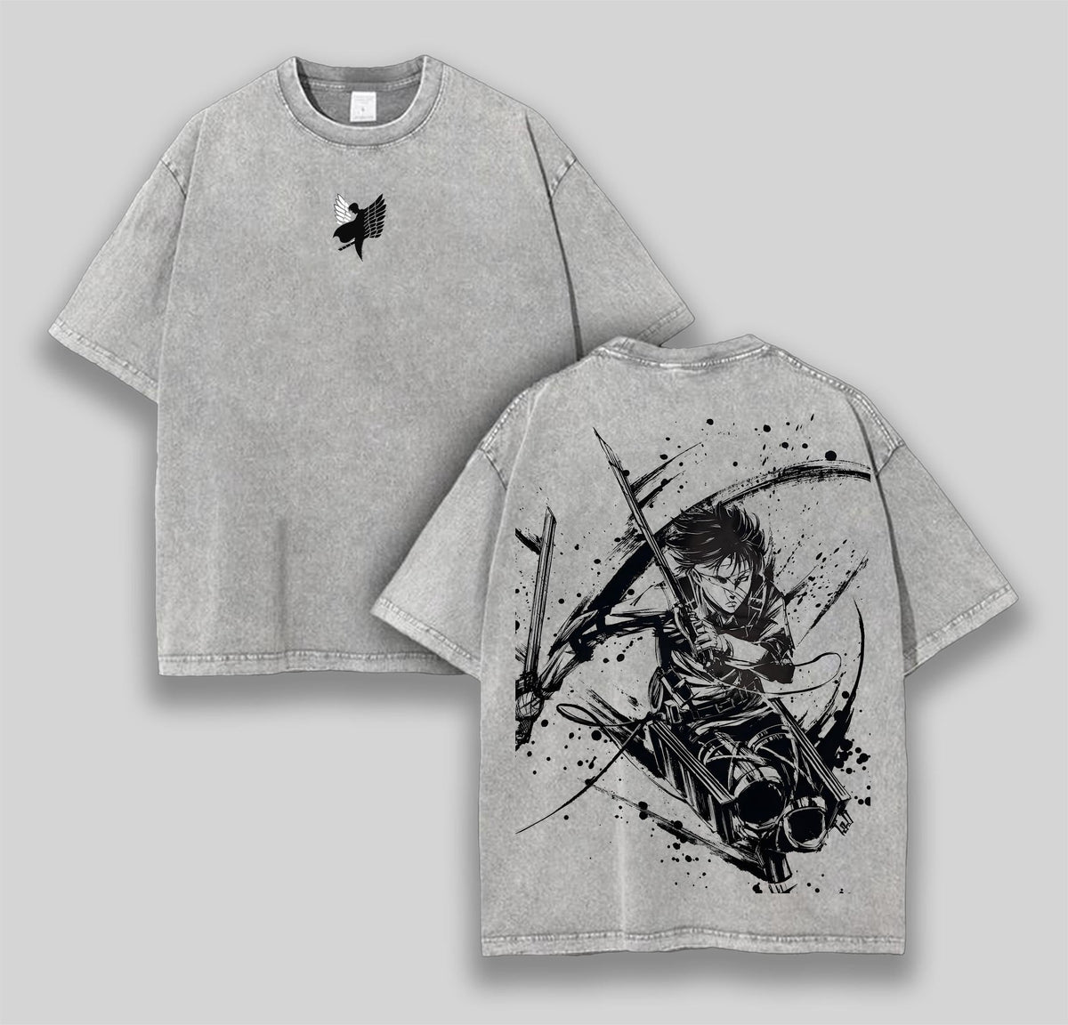 Retro Heavy LEVI ACKERMAN x Attack On Titan Merch | TTT