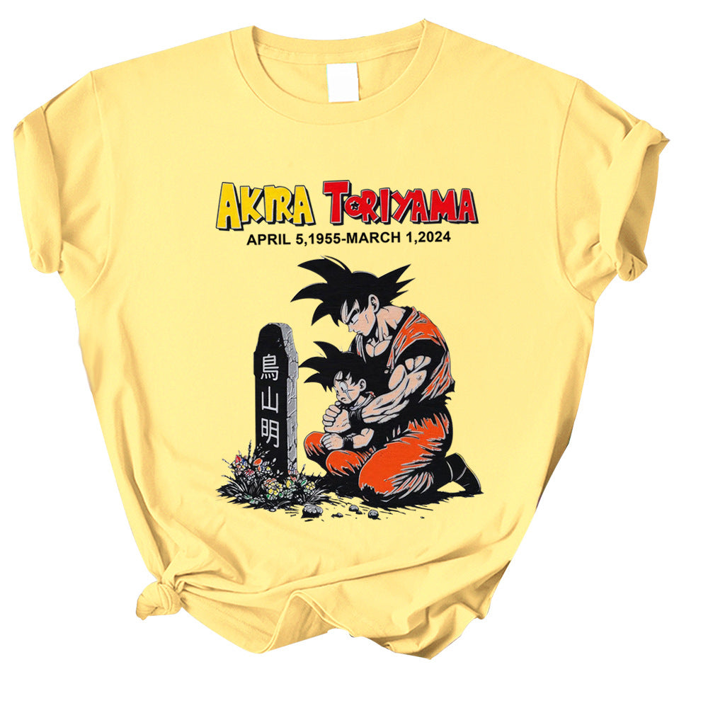 Akira Toriyama Dragon Ball z Goku Dragon Ball Short Sleeve
