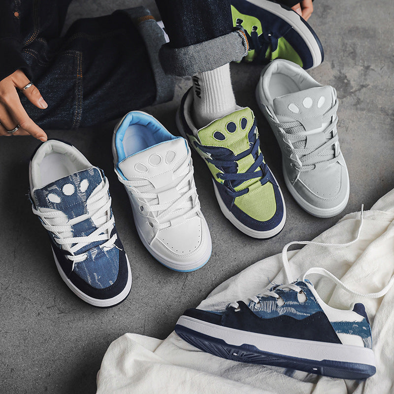 Men's Canvas Low-Top Skate Shoes