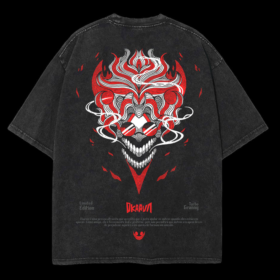 "Dandadan" OKARUN Wash T-Shirt [MMU]