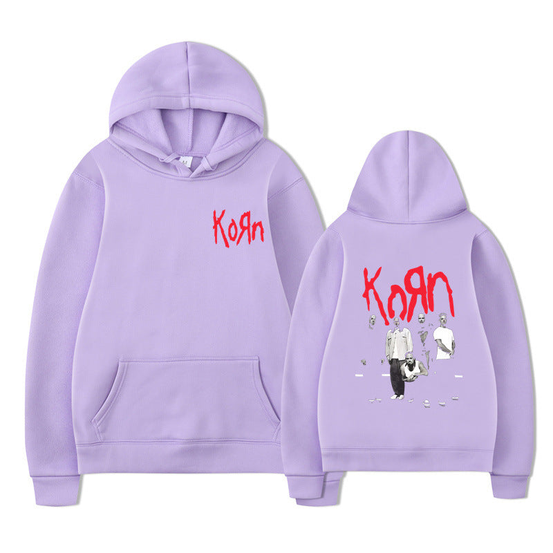 Korn Graphic Hoodie – Oversized Dark Rock Streetwear