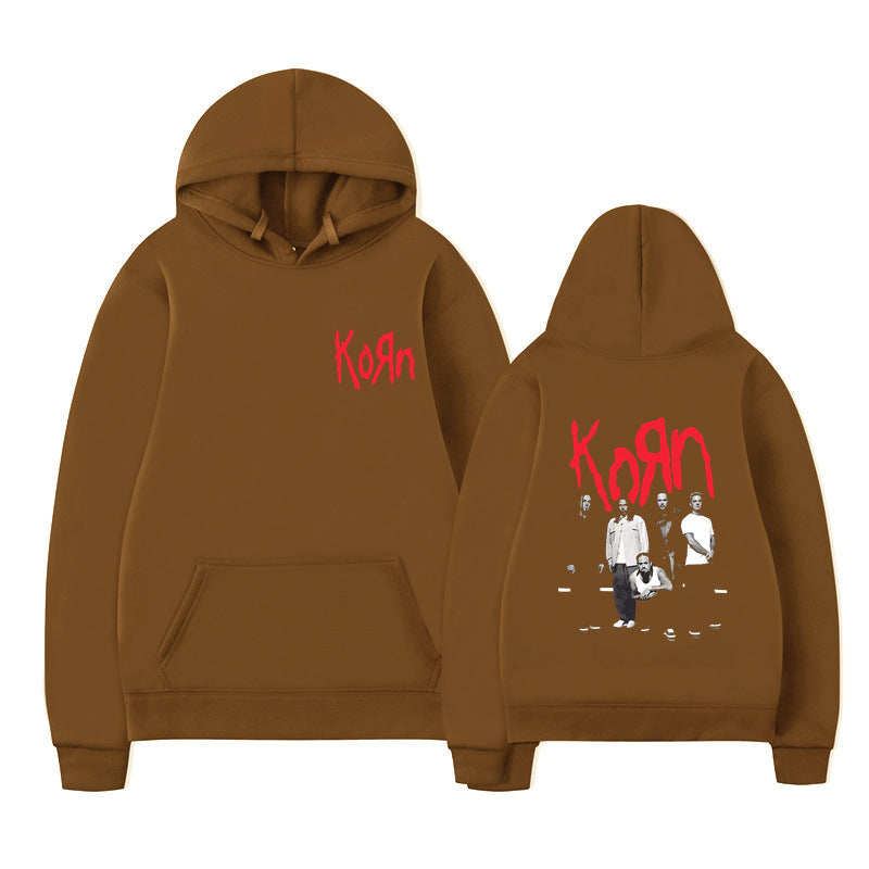 Korn Graphic Hoodie – Oversized Dark Rock Streetwear