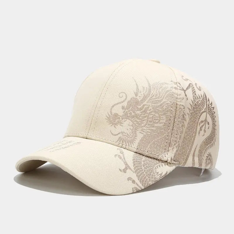 Dragon Print Baseball Cap