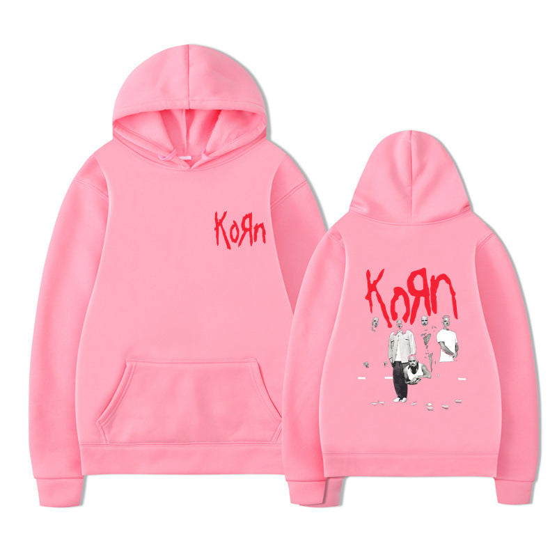 Korn Graphic Hoodie – Oversized Dark Rock Streetwear