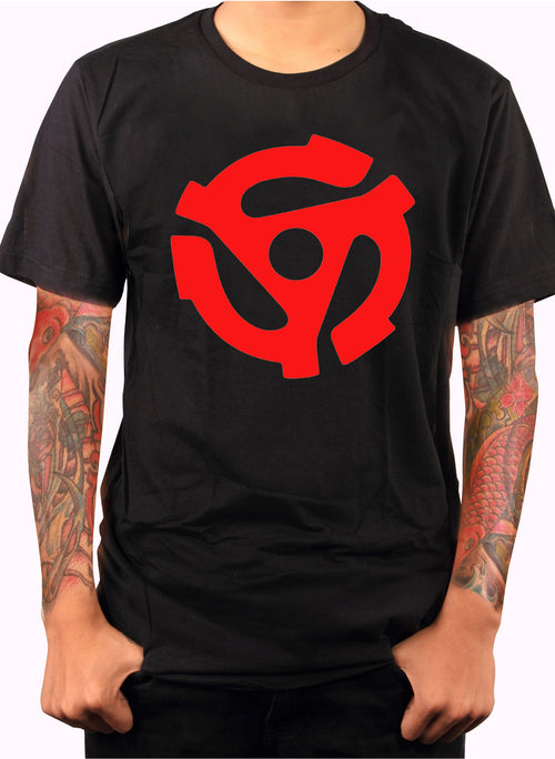 45 Record Spindle Symbol T-Shirt