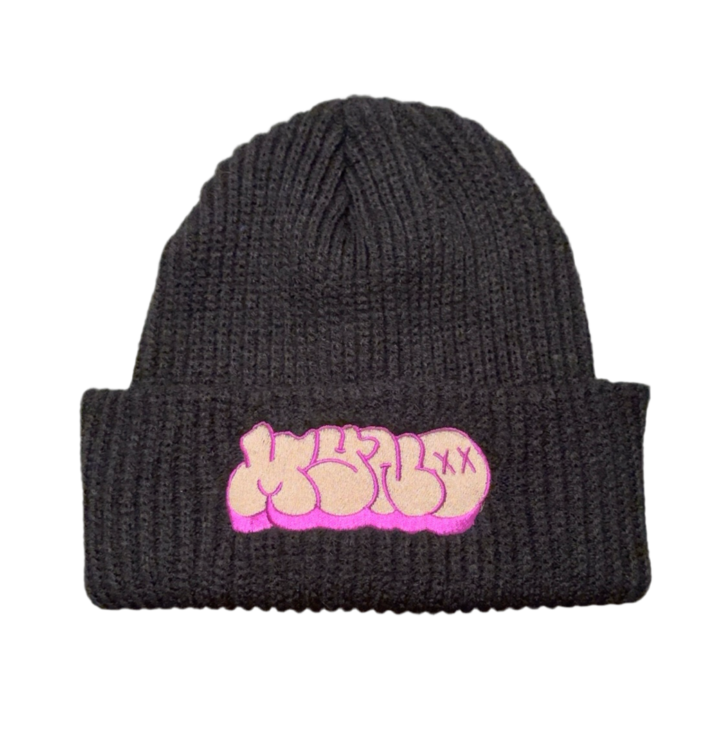 Purple Mynd Bubble Beanie