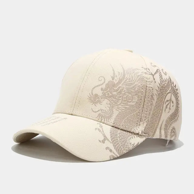 Dragon Print Baseball Cap