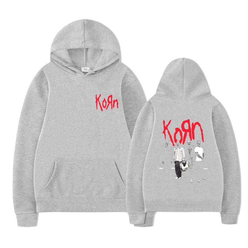 Korn Graphic Hoodie – Oversized Dark Rock Streetwear