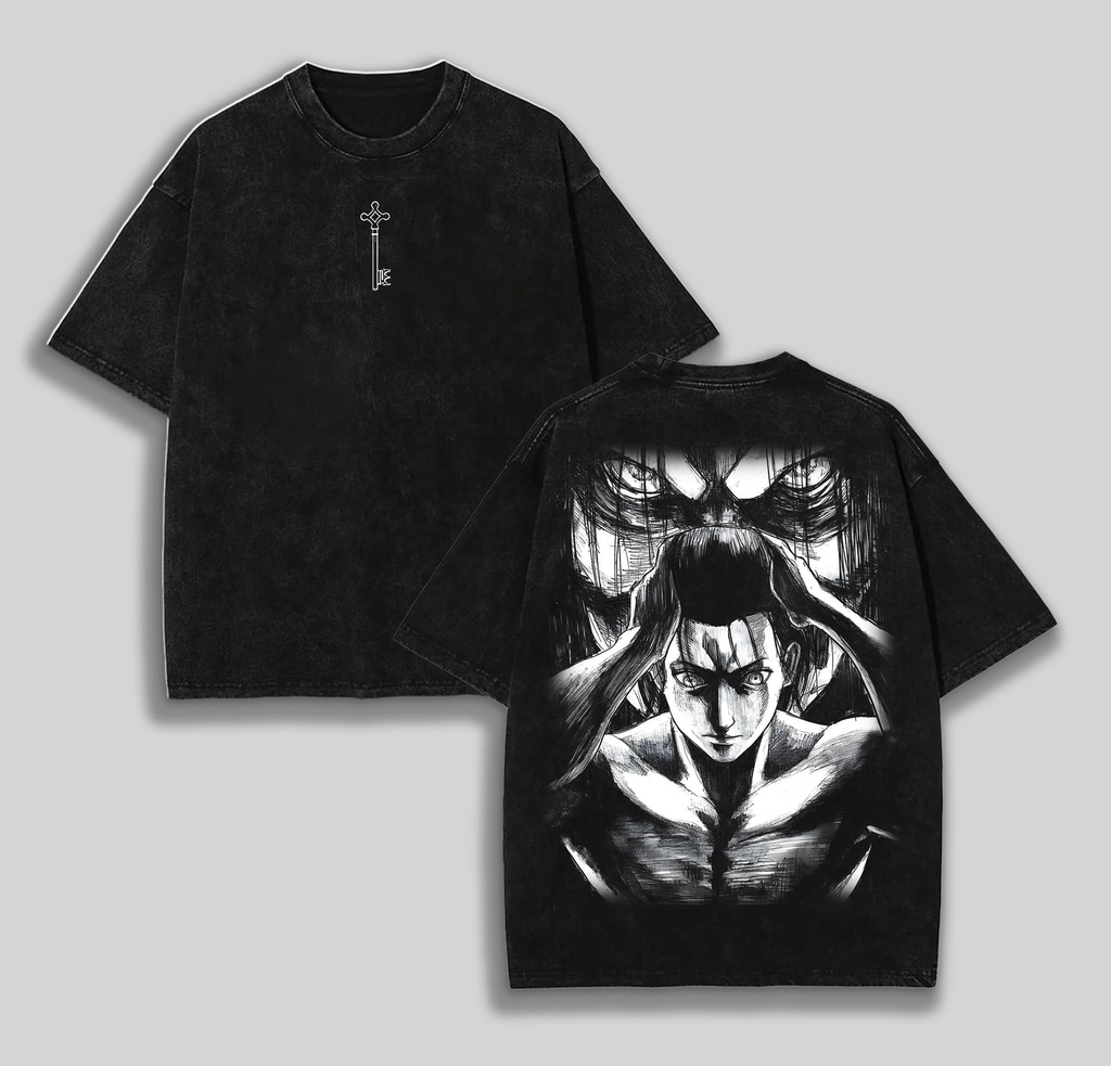 Retro Heavy Eren Yeager x Attack On Titan Merch Anime