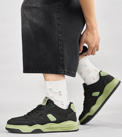 Unisex Low-Top Mesh Skate Sneakers