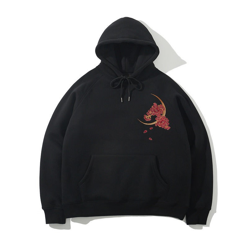 Green Dragon Embroidery Sweatshirt