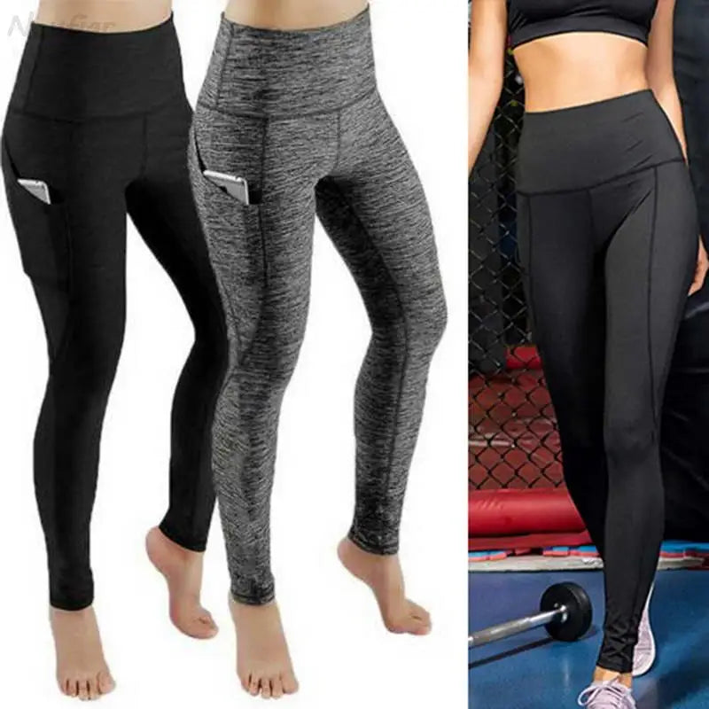 Phantom High-Waist Leggings – Dark Alt Compression Streetwear