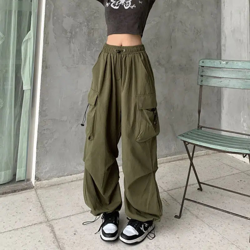 Dropout Baggy Cargo Pants – Oversized Dark Streetwear Bottoms