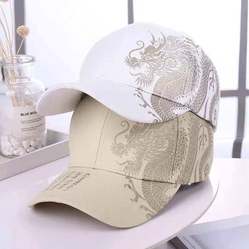 Dragon Print Baseball Cap