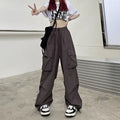 Dropout Baggy Cargo Pants – Oversized Dark Streetwear Bottoms