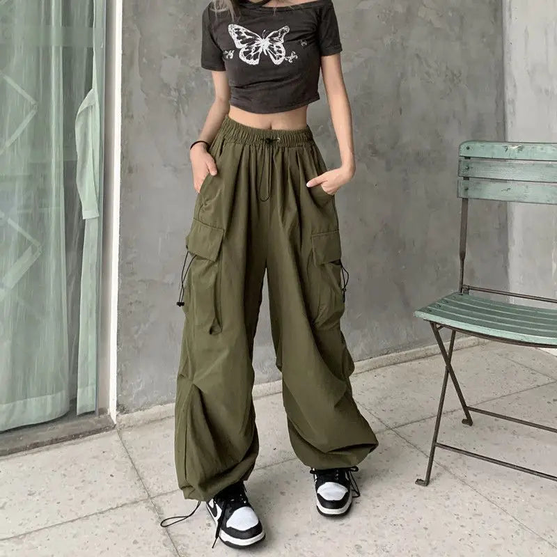 Dropout Baggy Cargo Pants – Oversized Dark Streetwear Bottoms