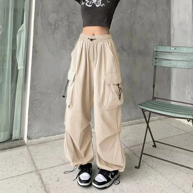 Dropout Baggy Cargo Pants – Oversized Dark Streetwear Bottoms