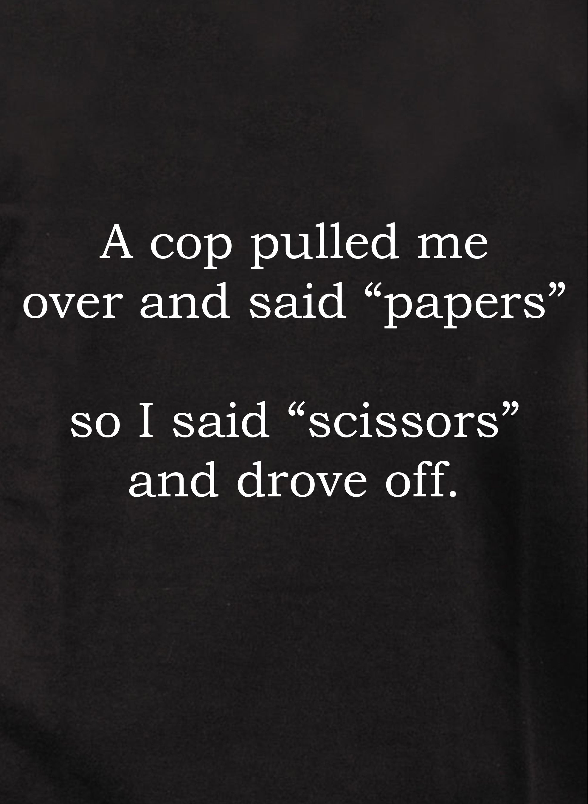 A cop pulled me over and said papers Kids T-Shirt