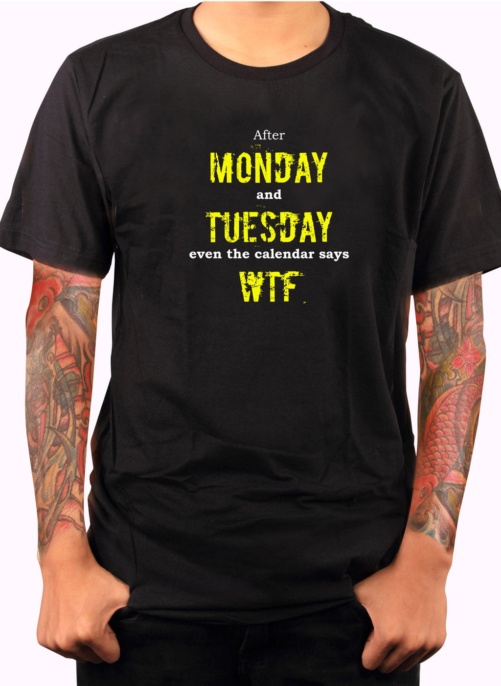 After Monday and Tuesday even the calendar say WTF T-Shirt