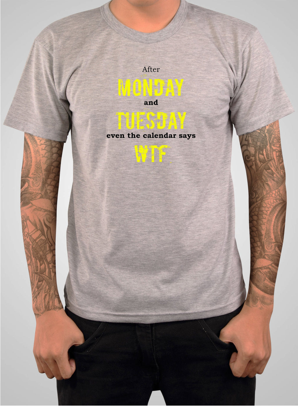 After Monday and Tuesday even the calendar say WTF T-Shirt