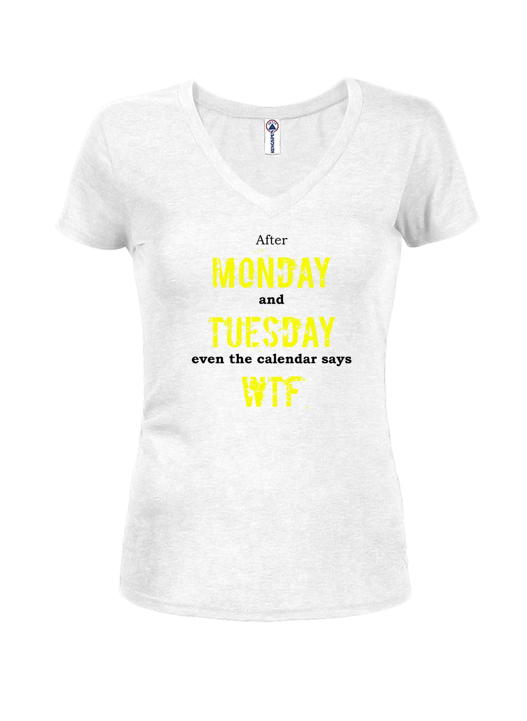 After Monday and Tuesday even the calendar say WTF T-Shirt