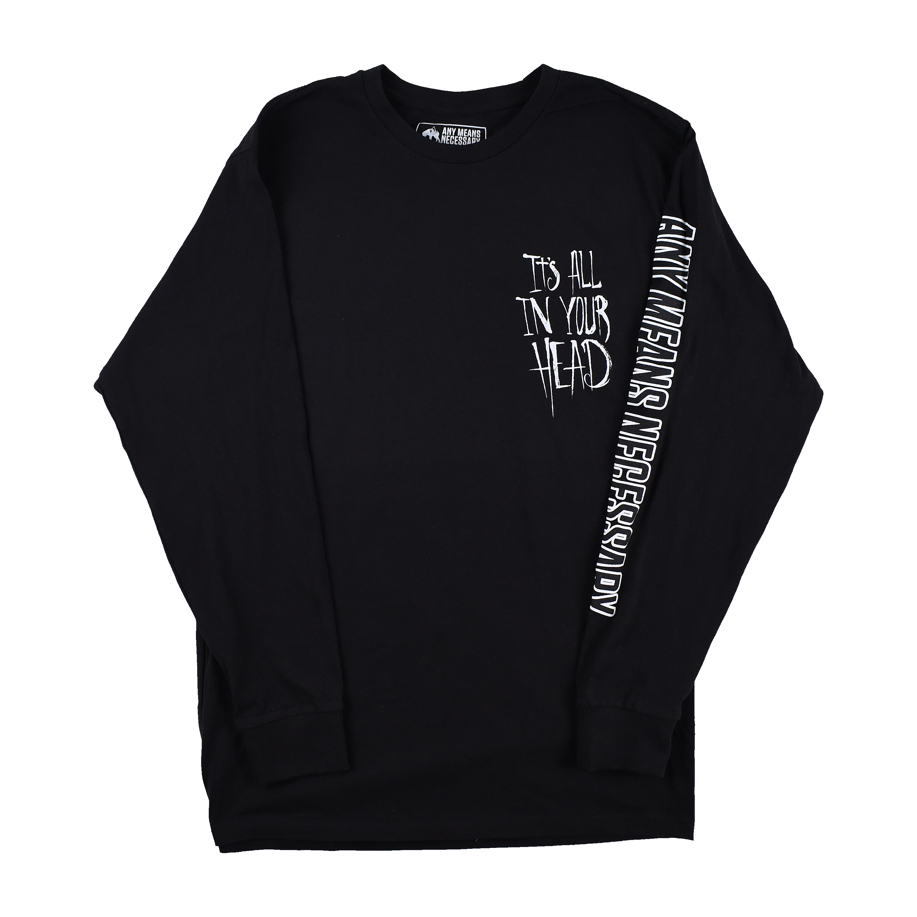 It's All In Your Head Long Sleeve T-Shirt Black