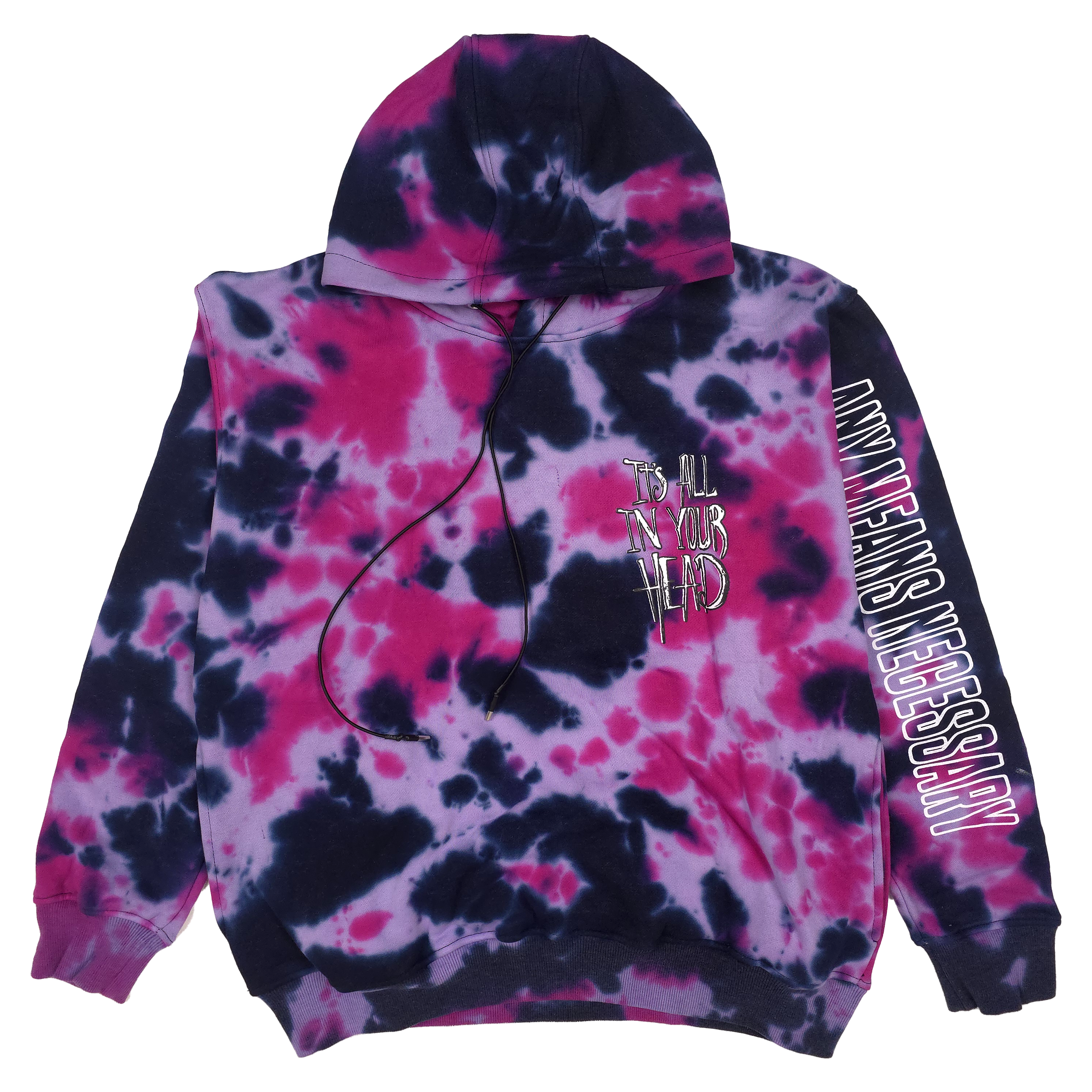 It's All In Your Head Pullover Hoodie Purple