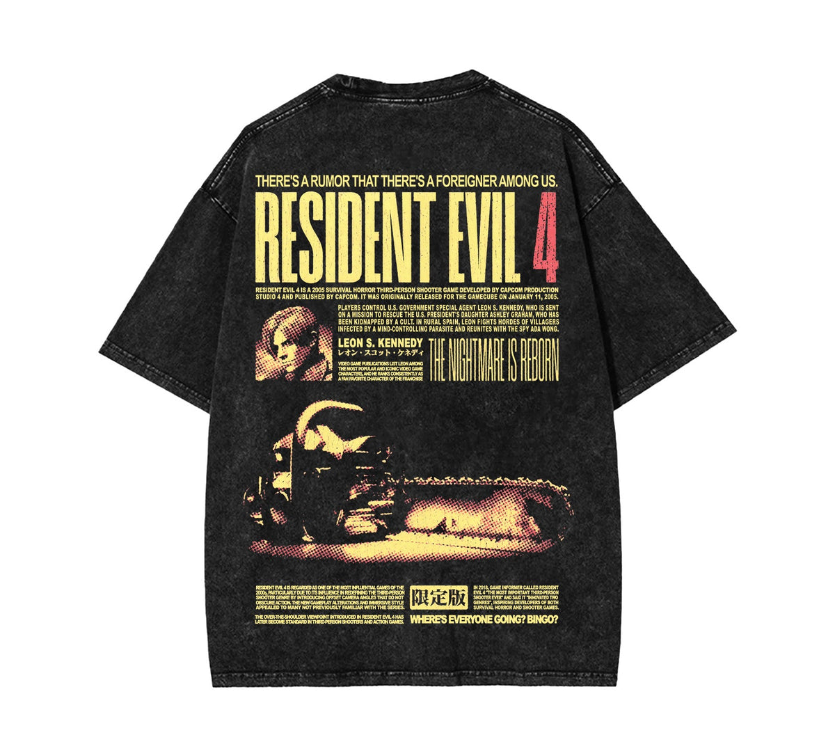 Resident Evil 4 Washed Graphic Tee [TPR]