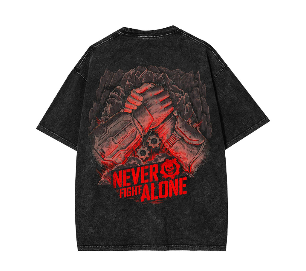 Gears of War "Never Fight Alone" Year 3 Washed Shirt [TPR]