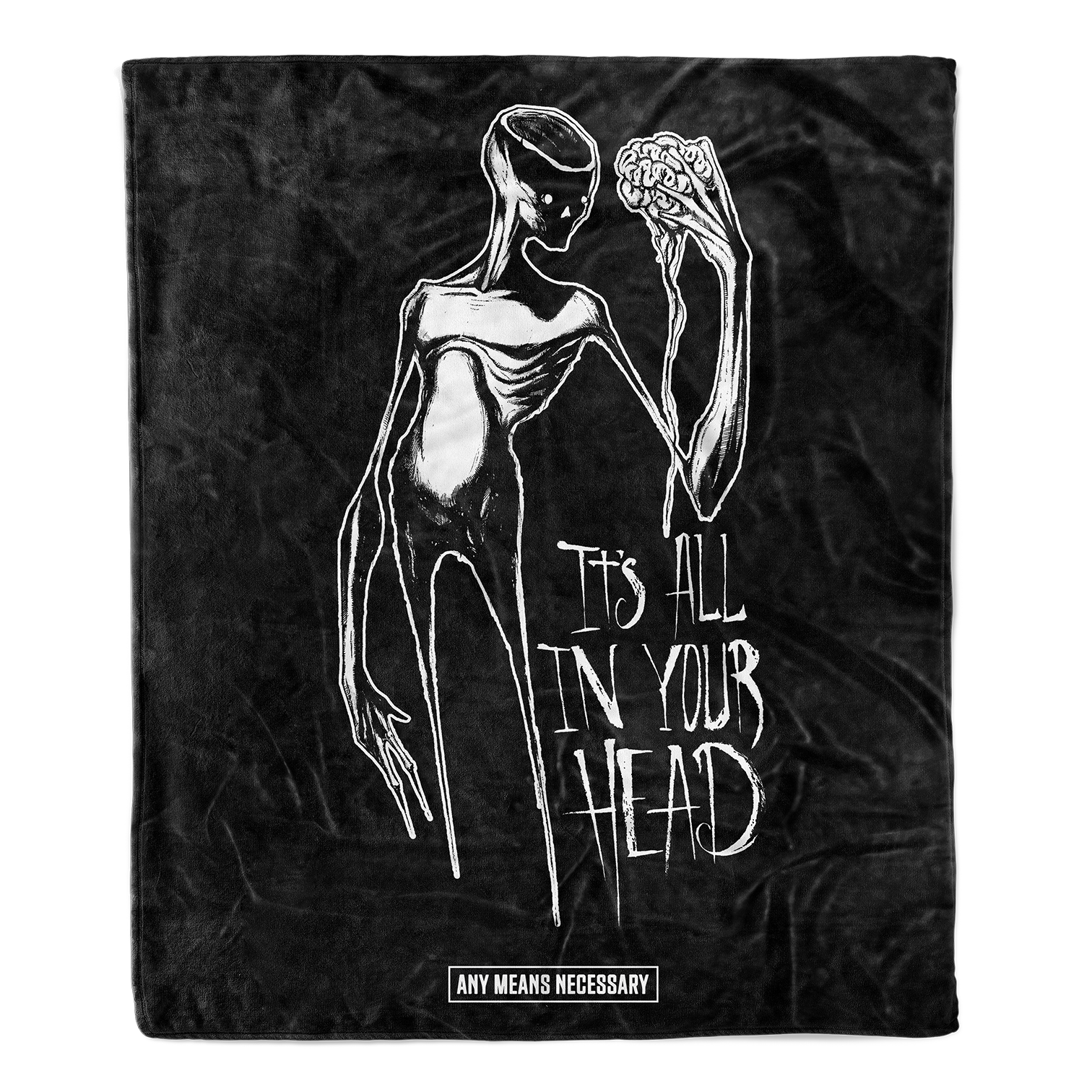 It's All In Your Head Fleece Blanket