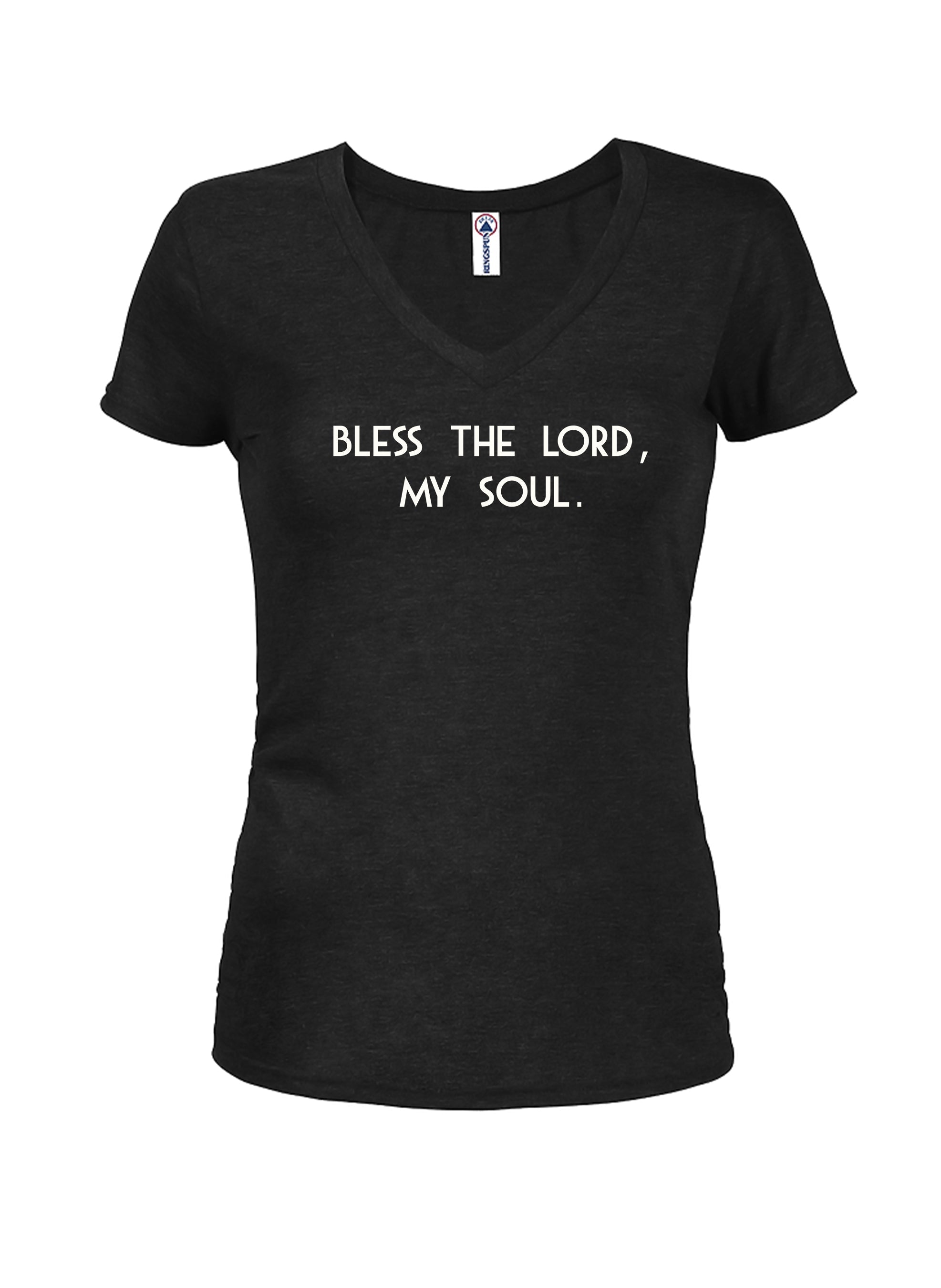 Bless the Lord, my soul Juniors V Neck T-Shirt