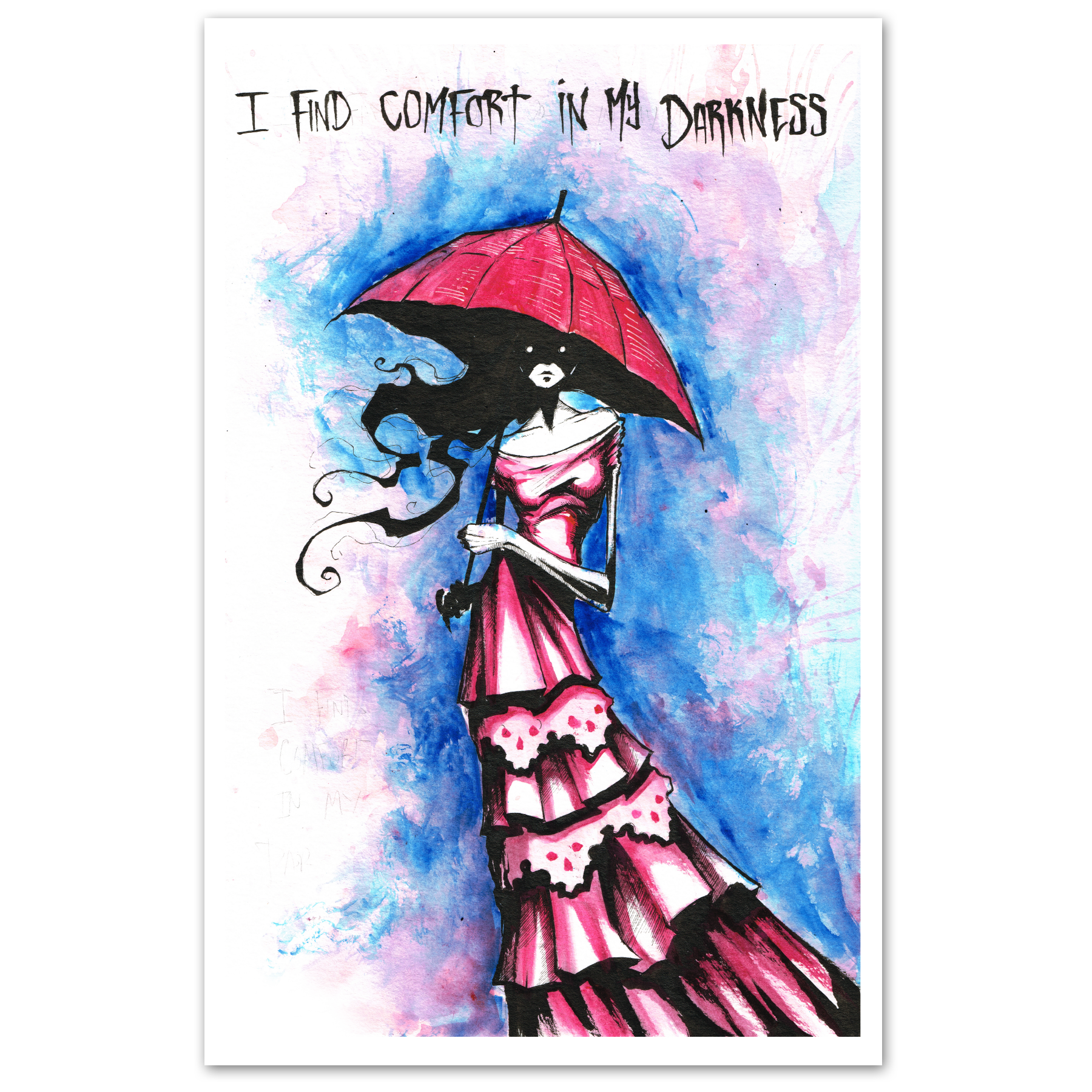 Find Comfort In Darkness Print