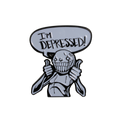 I'm Depressed Enamel Pin