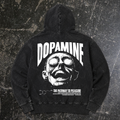 Dopamine Pullover Hoodie Vintage Black