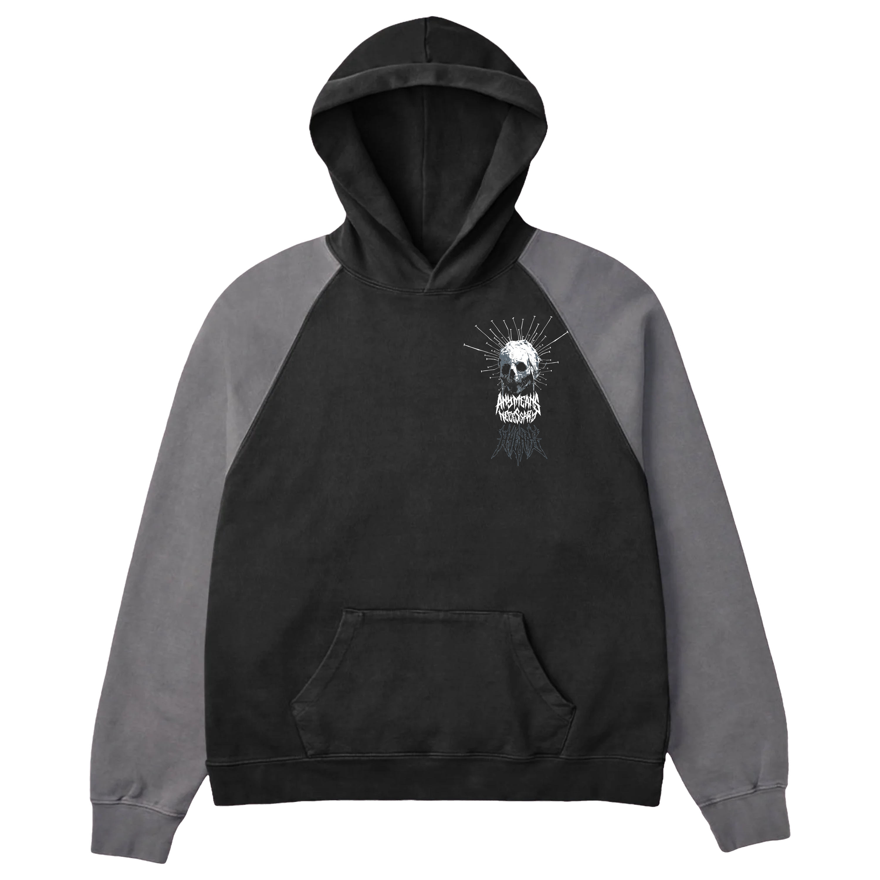 Empty Pullover Hoodie Black/Cement