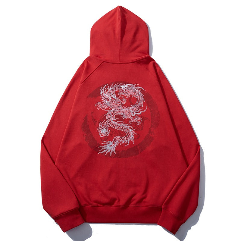 Golden Dragon Embroidered Sweatshirt