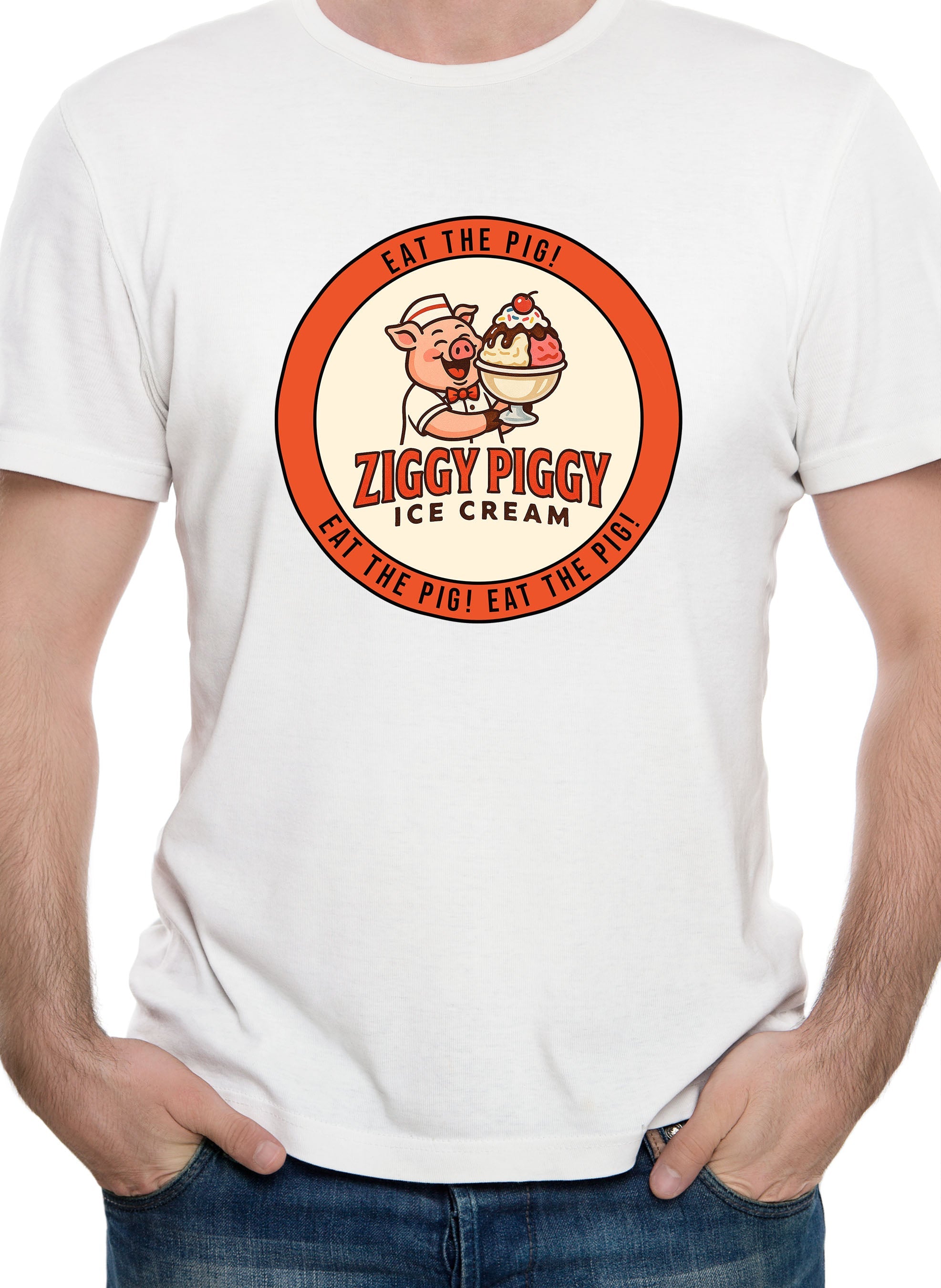 Ziggy Piggy Eat the Pig T-Shirt