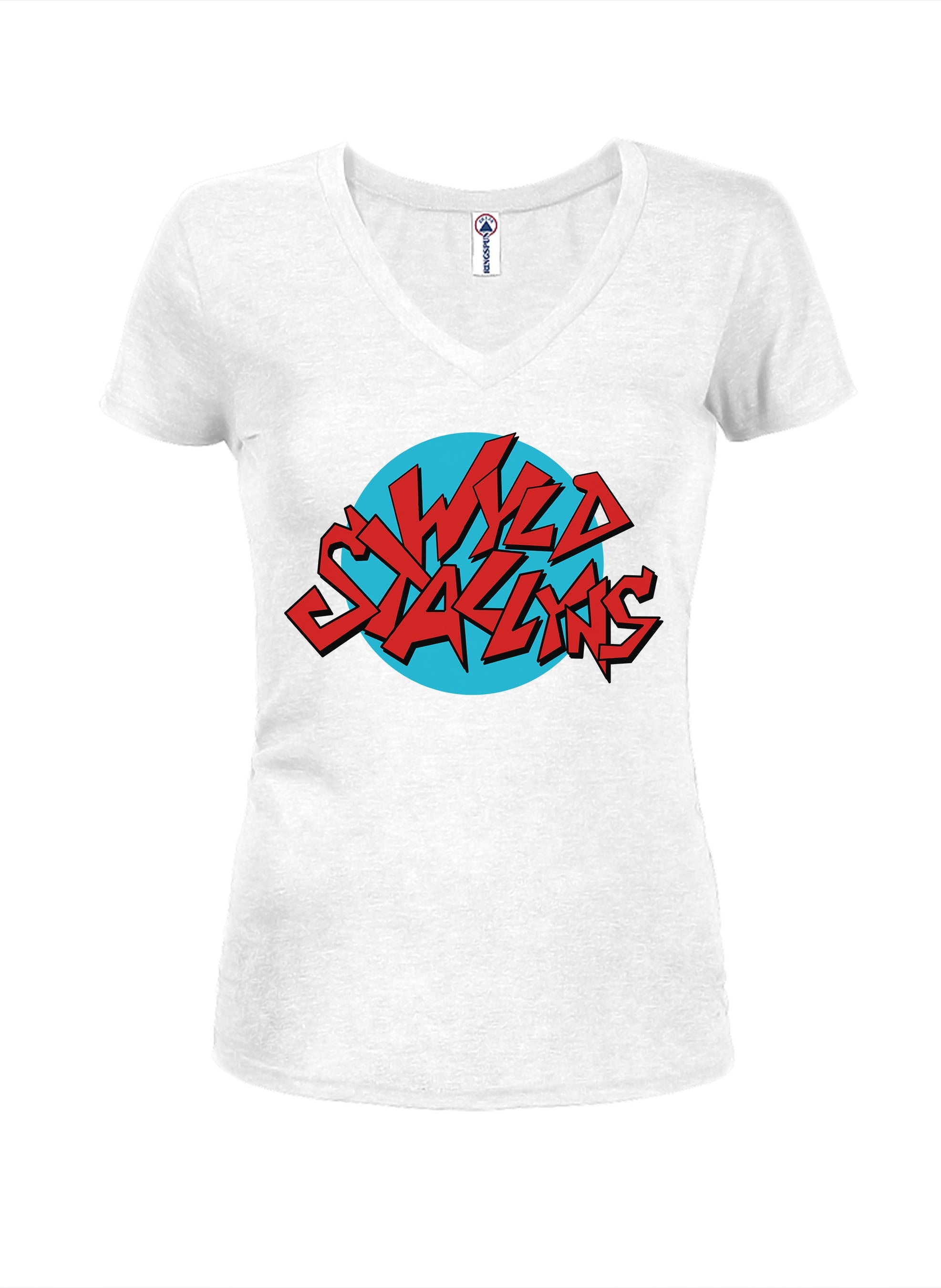 Wyld Stalions Logo Juniors V Neck T-Shirt