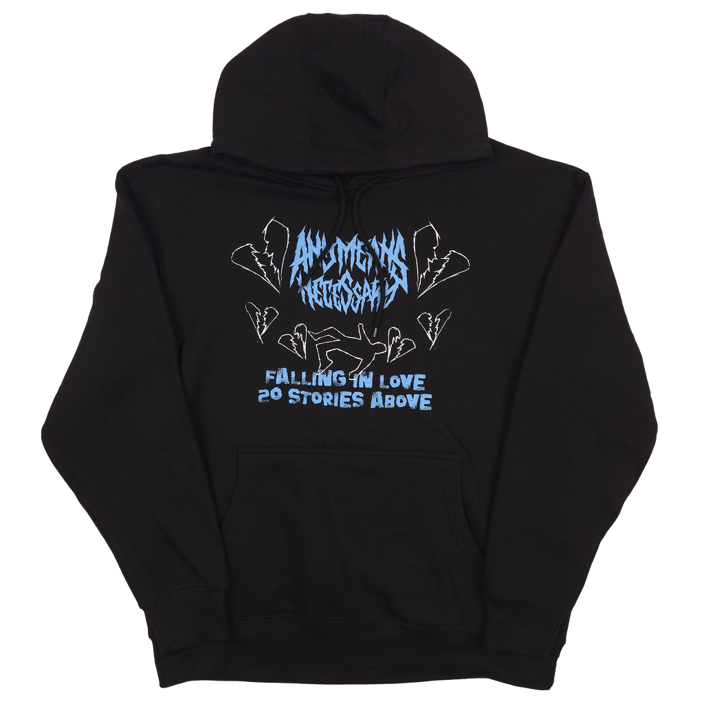 Falling in Love Pullover Hoodie Black