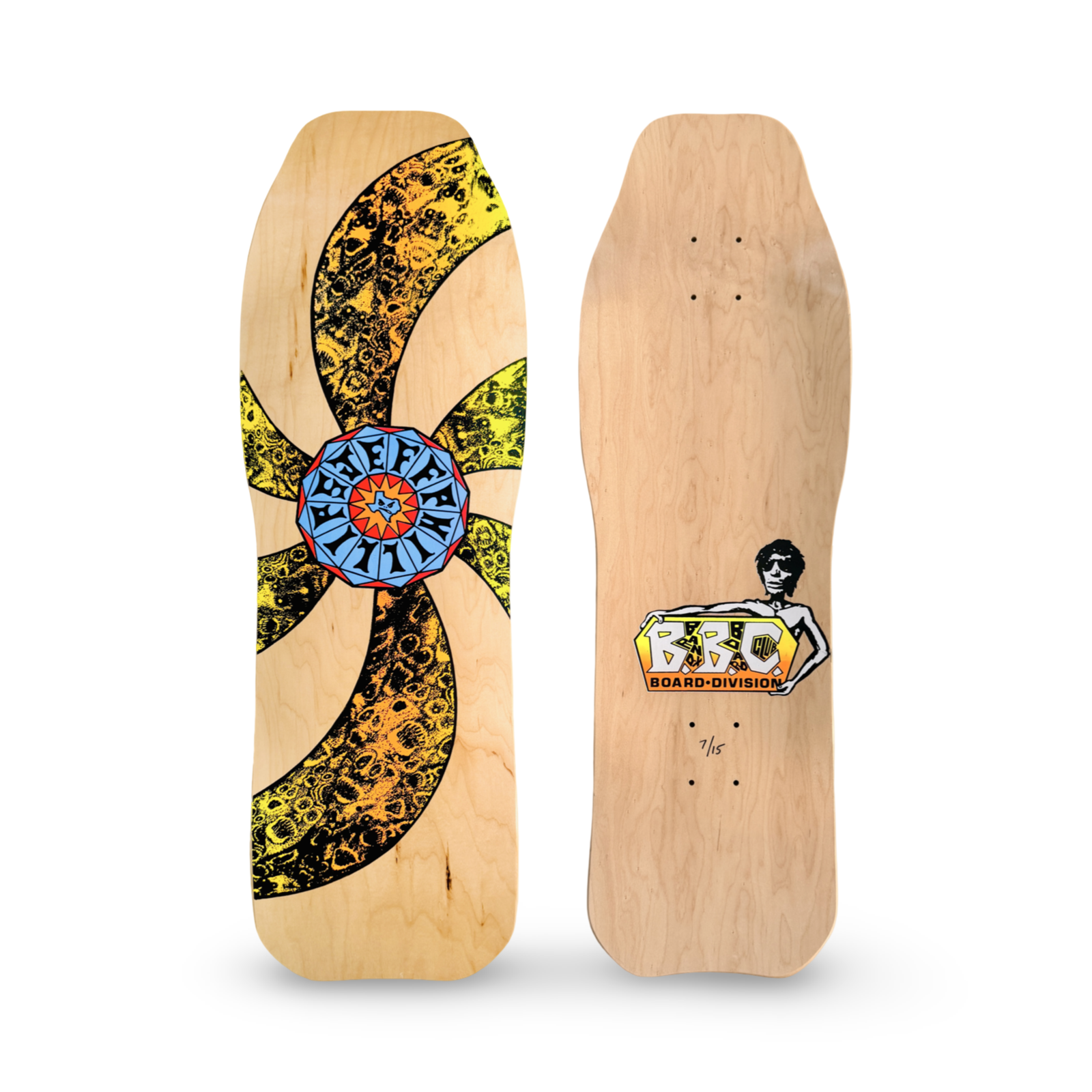 Jeff Phillips SPIRAL Limited Edition, HAND-PAINTED BBC Deck (1 of 15)