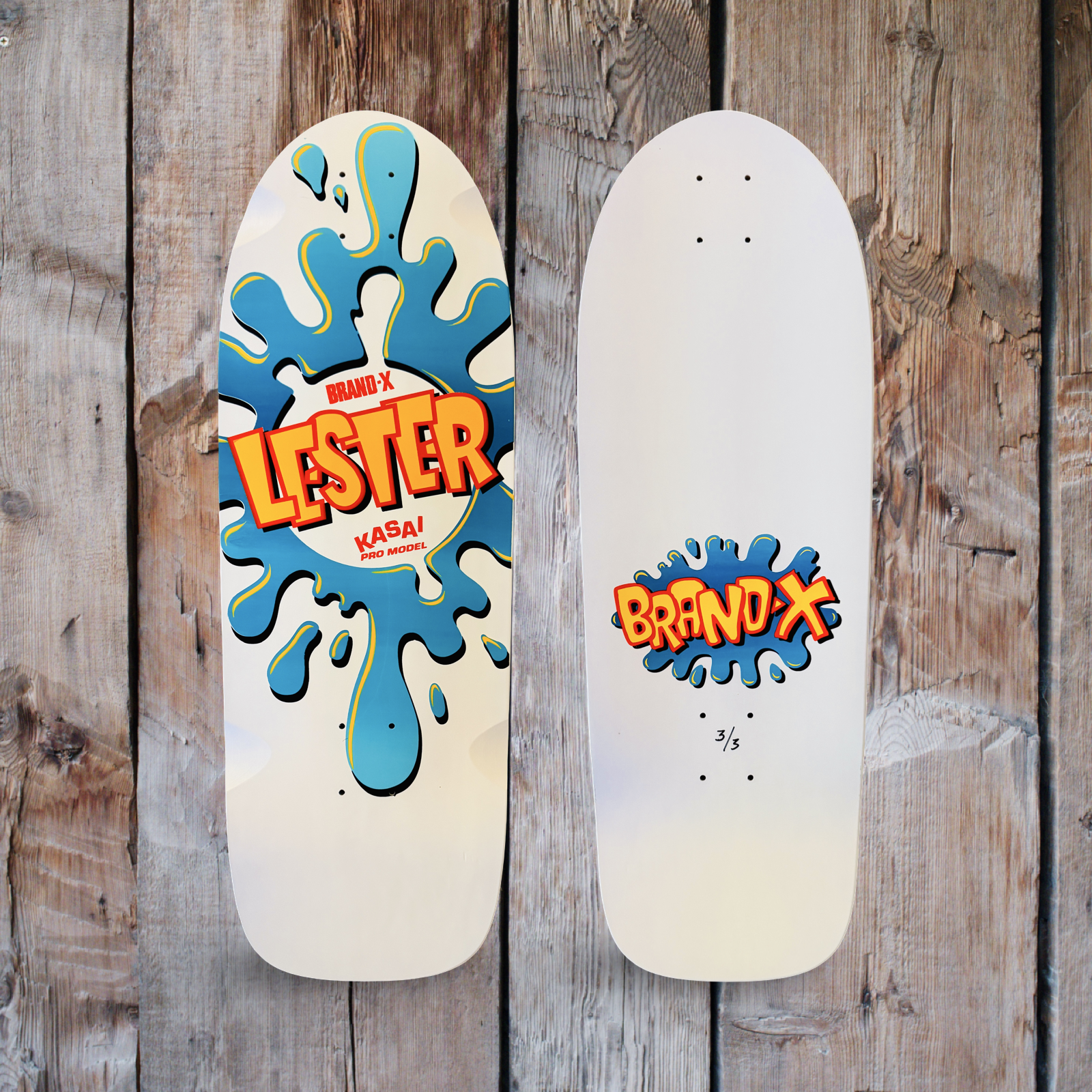 Lester Kasai 10”x30” HAND-PAINTED Deck (1 of 3)