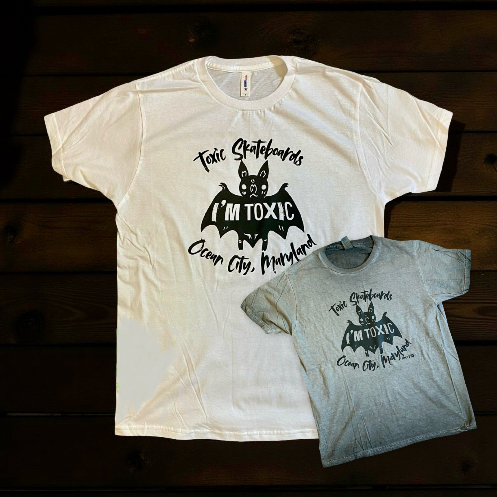 Toxic Skates Bat Shirt or Hoodie