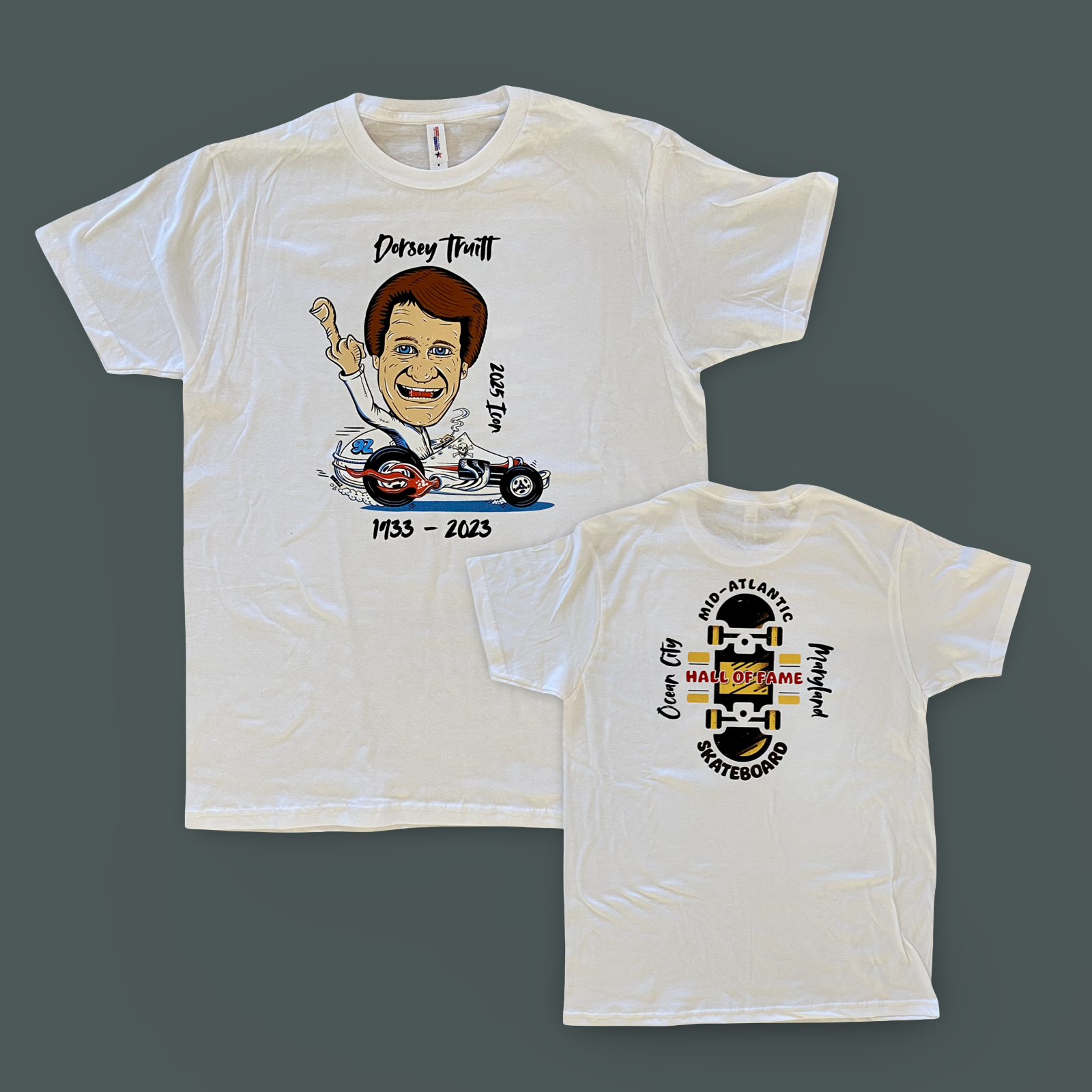 Dorsey Truitt Skateboard Hall of Fame Icon Shirt or Hoodie