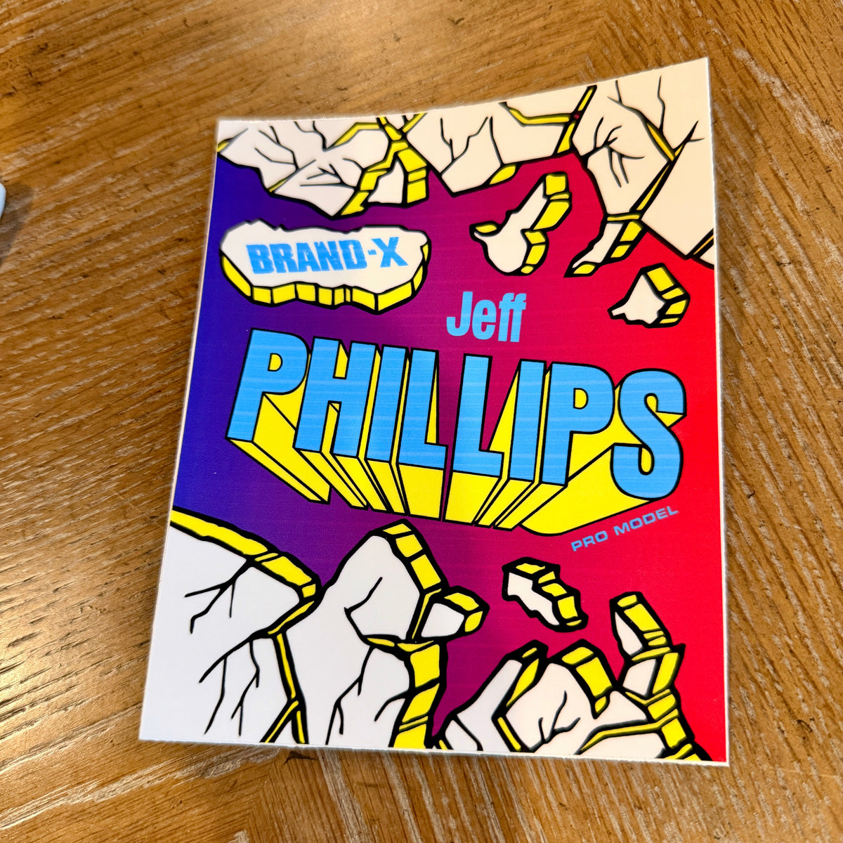 Jeff Phillips BIG Breakout Sticker 5.6"