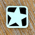 Black Label Star VINTAGE NOS Sticker 1"